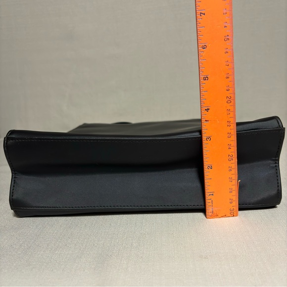 Chateau simulated leather Metallic Slate gray shoulder bag organizer satchel - Picture 11 of 11